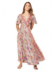 Aller Simplement Sukienka ze wzorem rozmiar: 34/36. Sukienki Aller Simplement, bez wzorów, klasyczne, bez kołnierzyka, bez ramiączek, maxi. Za 78.99 zł.