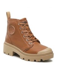 Palladium Trapery Pallabase Leather 96905-252-M Brązowy. Brązowe trapery i śniegowce Palladium, ze skóry. Za 639.99 zł.