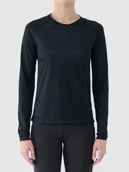 4F Koszulka sportowa w kolorze czarnym rozmiar: XS. Czarne koszulki sportowe 4f, bez wzorów, z materiału, bez ramiączek, outdoorowe. Za 52.42 zł.