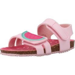 Sandały GARVALIN 212430G Rose. Czerwone sandały Garvalin, bez wzorów, z syntetyku, bez obcasa, bez zapięcia. Za 87.99 zł.