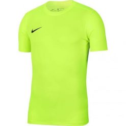 Koszulka Z Krótkim Rękawem Unisex Dla Dorosłych Dry Park VII. Zielone bluzki Nike, bez wzorów, sportowe, bez kołnierzyka, bez ramiączek. Za 117.99 zł.