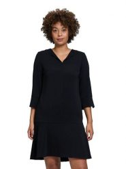 CARTOON Sukienka w kolorze czarnym rozmiar: 40. Czarne sukienki Cartoon, na co dzień, bez wzorów, bez kołnierzyka, bez ramiączek, midi, proste. Za 131.43 zł.