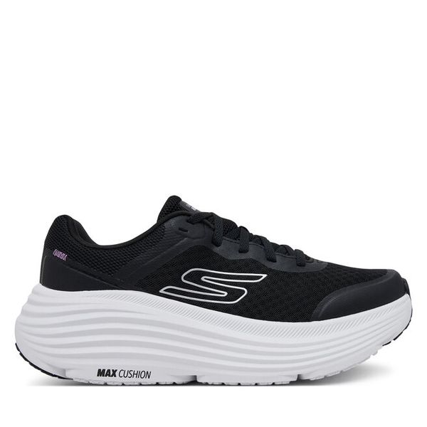 Buty do biegania Skechers. Czarne obuwie sportowe Skechers, bez zapięcia, do biegania. Za 289.99 zł.