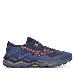 Buty do biegania Mizuno. Szare obuwie sportowe Mizuno, z gore-texu, bez zapięcia, do biegania, mizuno wave, gore-tex. Za 749.99 zł.
