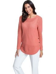 WITT WEIDEN Sweter w kolorze koralowym rozmiar: 40. Czerwone swetry WITT WEIDEN, bez wzorów, bez ramiączek. Za 56.99 zł.