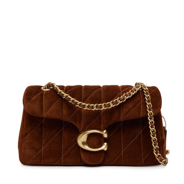 Torebka Coach. Brązowe torebki klasyczne Coach, bez wzorów, bez dodatków. Za 2,099.00 zł.