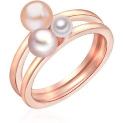 Lulu & Jane Srebro wysokiej pr óby Perła hodowlana słodkowodna Pierścionki 1 ct Damski. Białe pierścionki Lulu & Jane, z perłą, pozłacane. Za 459.99 zł.