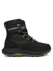 Merrell Śniegowce Siren 4 J037410 Czarny. Czarne trapery i śniegowce Merrell, ze skóry. Za 899.99 zł.