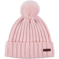 Barts - Czapka Linda. Czerwone czapki Barts, bez wzorów, z bawełny. W wyprzedaży za 59.90 zł.