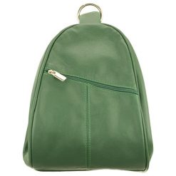 PERFEKT PLUS PL/3 zielony, plecak, torebka damska 2w1. Zielone plecaki Perfekt Plus, bez wzorów, ze skóry. Za 229.90 zł.