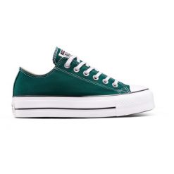 Buty sportowe Converse Chuck Taylor As Lift. Zielone obuwie sportowe Converse, bez zapięcia, na fitness i siłownię. Za 590.00 zł.