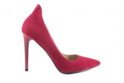 Szpilki Bayla-097 Z6890-322 Wino, Czerwony, Skóra naturalna - 36. Czerwone szpilki Bayla, bez wzorów, z lakierowanej skóry, klasyczne, bez obcasa, na szpilce, bez zapięcia. W wyprzedaży za 89.10 zł.