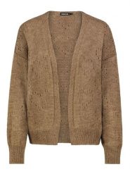 Sublevel Kardigan w kolorze jasnobrązowym rozmiar: S/M. Brązowe kardigany Sublevel, m, bez wzorów. Za 118.01 zł.