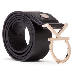 Pasek Damski Calvin Klein. Czarne paski Calvin Klein, bez wzorów. Za 159.99 zł.