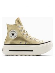 Converse Sneakersy "Chuck Taylor All Star Double Stack" w kolorze złotym rozmiar: 38. Żółte trampki Converse, bez wzorów, za kostkę, bez zapięcia. Za 264.95 zł.