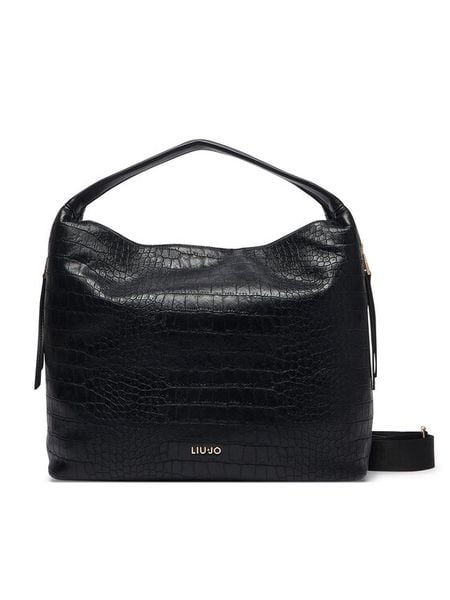 Liu Jo Torebka AF6057 ES042 Czarny. Czarne shopper Liu Jo, bez wzorów, ze skóry, bez dodatków. Za 679.99 zł.