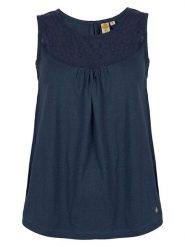 Roadsign Top w kolorze granatowym rozmiar: M. Niebieskie topy Roadsign, m, bez wzorów, z bawełny, bez kołnierzyka, bez ramiączek. Za 43.99 zł.