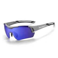 Okulary rowerowe / sportowe z polaryzacją ROCKBROS UV400 (10117) szare. Szare okulary przeciwsłoneczne ROCKBROS, bez wzorów, sportowe. Za 99.00 zł.