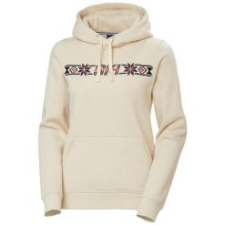 Bluza damska z kapturem Helly Hansen Elevate. Białe bluzy Helly Hansen, bez wzorów, z bawełny, z kapturem. Za 488.50 zł.