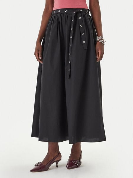 BOSS Spódnica maxi C_Vidol 50559088 Czarny Regular Fit. Czarne spódnice Boss, bez wzorów, z bawełny, maxi. Za 615.99 zł.