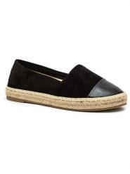 Foreverfolie Espadryle w kolorze czarnym rozmiar: 38. Czarne espadryle Foreverfolie, bez wzorów, bez obcasa, bez zapięcia. Za 127.95 zł.