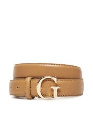 Guess Pasek Damski BW9118 P4230 Beżowy. Brązowe paski Guess, z aplikacjami, ze skóry. Za 147.00 zł.