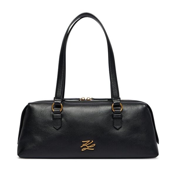 Torebka KARL LAGERFELD. Czarne torebki klasyczne KARL LAGERFELD, bez wzorów, bez dodatków. Za 1,499.00 zł.