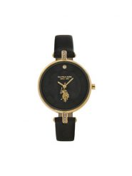 U.S. Polo Assn. Zegarek USP8364BK Czarny. Czarne, analogowe zegarki U.S. Polo Assn. Za 379.99 zł.
