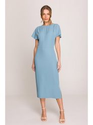 Stylove Sukienka w kolorze błękitnym rozmiar: L. Niebieskie sukienki Stylove, l, bez wzorów, bez kołnierzyka, bez ramiączek, maxi. Za 271.67 zł.