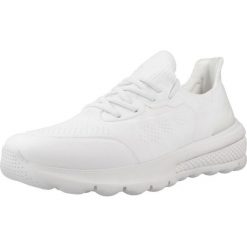 Kapcie GEOX D SPHERICA ACTIF Biały. Białe obuwie domowe Geox, bez wzorów, z tkaniny, bez zapięcia. Za 375.99 zł.