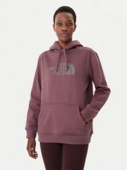 The North Face Bluza Drew Peak NF0A89EH Bordowy Regular Fit. Czerwone bluzy The North Face, m, bez wzorów, z bawełny, bez kaptura. Za 349.99 zł.
