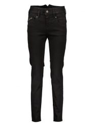 Herrlicher Dżinsy - Skinny fit - w kolorze czarnym rozmiar: W24/L30. Czarne jeansy Herrlicher, l, z aplikacjami. Za 131.74 zł.