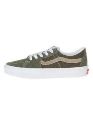 Vans Skórzane sneakersy w kolorze zielonym rozmiar: 44,5. Zielone trampki Vans, bez wzorów, ze skóry, bez zapięcia. Za 169.45 zł.