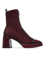 Hispanitas Botki HI254230 Fioletowy. Fioletowe botki Hispanitas, bez wzorów, z materiału, bez obcasa, na słupku, bez zapięcia. Za 749.99 zł.