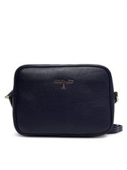 Patrizia Pepe Torebka CB8985 L001 Granatowy. Niebieskie listonoszki Patrizia Pepe, bez wzorów, ze skóry, bez dodatków. Za 729.99 zł.