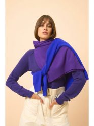 Just Cashmere Kaszmirowy sweter "Phoebe" w kolorze fioletowym rozmiar: M. Różowe swetry Just Cashmere, m, bez wzorów, z kaszmiru, bez ramiączek. Za 347.99 zł.