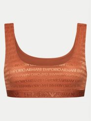 Emporio Armani Underwear Biustonosz top 164232 3F204 01656 Brązowy. Brązowe biustonosze Emporio Armani Underwear, xl, bez wzorów, z syntetyku, bez kołnierzyka, bez ramiączek. Za 169.99 zł.