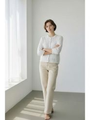 Le Jardin du Lin Kardigan w kolorze białym rozmiar: 40. Białe kardigany Le jardin du lin, bez wzorów, z bawełny. Za 130.99 zł.