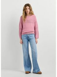 Pepe Jeans Sweter "Alaya" w kolorze jasnoróżowym rozmiar: S. Różowe swetry Pepe Jeans, s, bez wzorów, z bawełny, bez ramiączek. Za 170.87 zł.