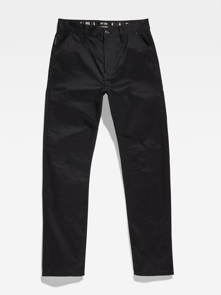 G-Star Spodnie chino w kolorze czarnym rozmiar: W25/L32. Czarne spodnie materiałowe G-Star, na co dzień, l, bez wzorów, z podwyższonym stanem. Za 209.95 zł.