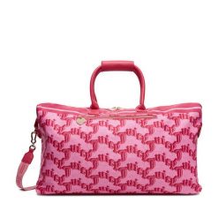 Torba weekendowa Juicy Couture. Czerwone torby podróżne Juicy Couture, bez wzorów. Za 419.99 zł.