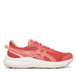 Buty do biegania Asics. Czerwone obuwie sportowe Asics, bez zapięcia, do biegania. Za 219.99 zł.