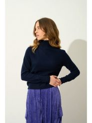 AUTHENTIC CASHMERE Kaszmirowy sweter "Eileen" w kolorze granatowym rozmiar: M. Niebieskie swetry AUTHENTIC CASHMERE, m, bez wzorów, z kaszmiru, bez ramiączek. Za 369.99 zł.