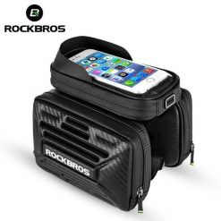 Torba na ramę roweru ROCKBROS. Czarne torby na ramię ROCKBROS, bez wzorów, z materiału, biznesowe, na ramię, duże, bez dodatków. Za 122.00 zł.