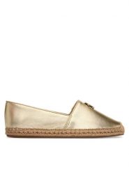 Tommy Hilfiger Espadryle Th Logo Gold Espadrille FW0FW09473 Złoty. Żółte espadryle TOMMY HILFIGER, bez wzorów, ze skóry, bez obcasa, bez zapięcia. Za 369.99 zł.