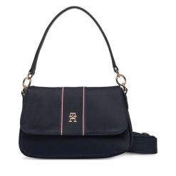 Torebka Tommy Hilfiger. Niebieskie torebki klasyczne TOMMY HILFIGER, bez wzorów, bez dodatków. Za 249.99 zł.