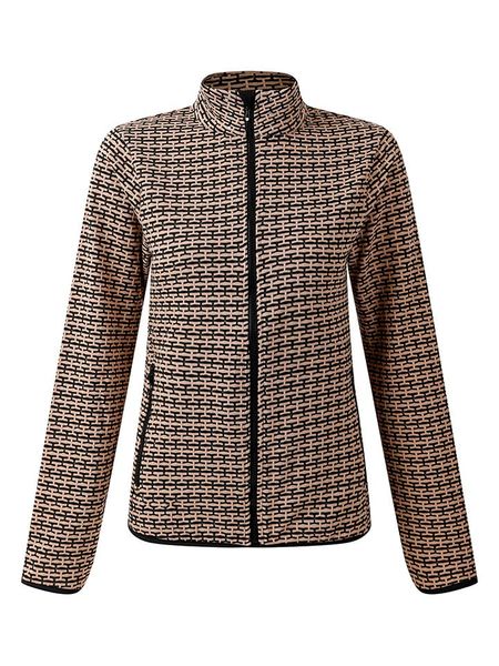 Dare 2b Bluza "Descend II" w kolorze beżowo-czarnym rozmiar: 40. Brązowe bluzy Dare 2b, bez wzorów, bez kaptura. Za 126.75 zł.