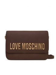 LOVE MOSCHINO Torebka JC4023PP1NKD0301 Brązowy. Brązowe listonoszki Love Moschino, bez wzorów, ze skóry, bez dodatków. Za 949.99 zł.