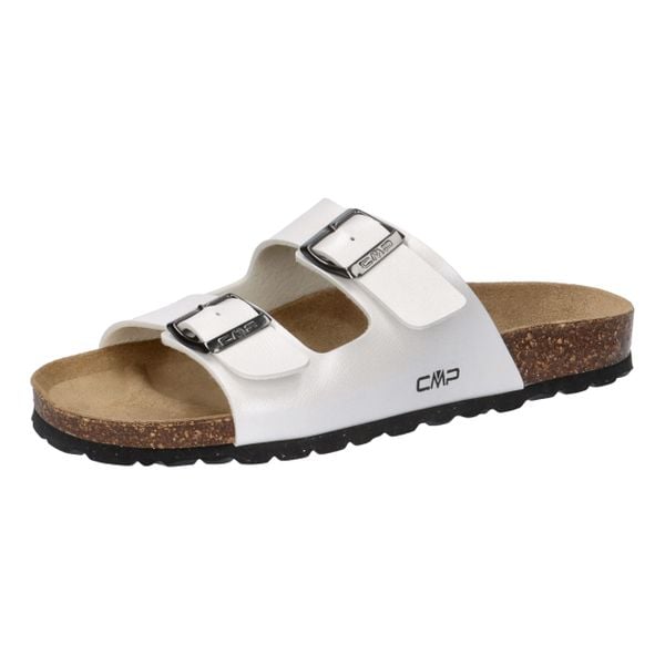 Buty klapki damskie CMP Eco Thalitha lekkie wygodne. Białe klapki CMP, bez wzorów, z materiału, bez obcasa. Za 139.00 zł.