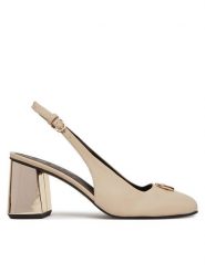 Furla Sandały Blallet YJ43BAL-A.0496-3910S-1-007-20-AL-3900 S Beżowy. Brązowe sandały Furla, bez wzorów, ze skóry, bez obcasa, na słupku, bez zapięcia. Za 939.99 zł.